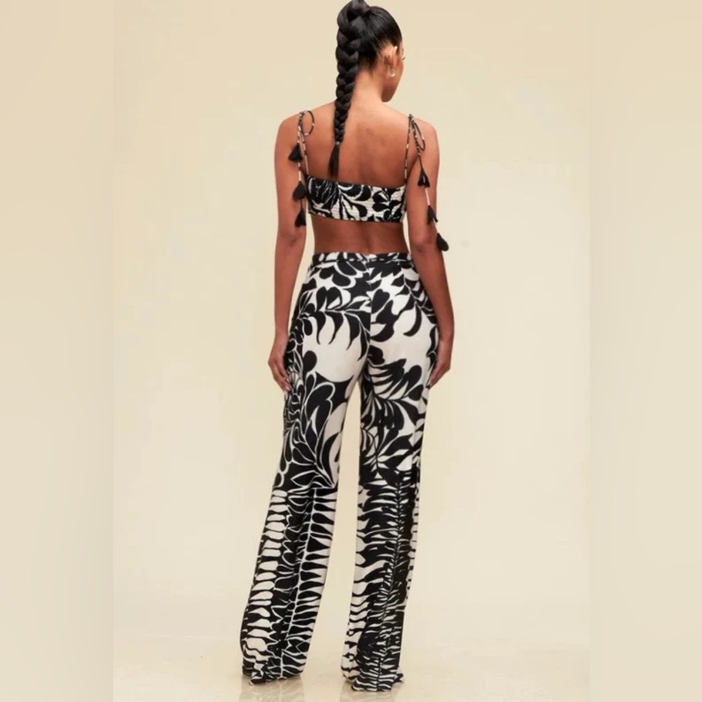 Printed Two Piece Pants Set